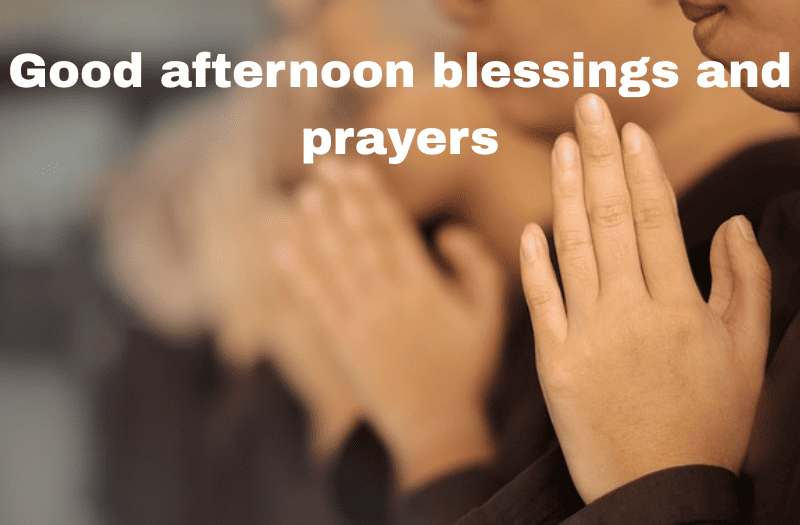 Good afternoon blessings and prayers